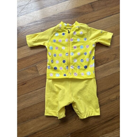 Columbia Sandy Shores Sunguard Suit with 50 UPF Baby Girls Size 12-18 Months - Picture 2 of 5